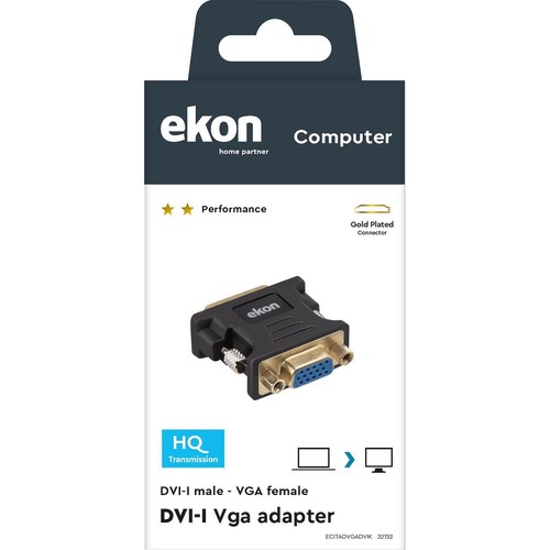 Adattatore dvi maschio - maschio, vga