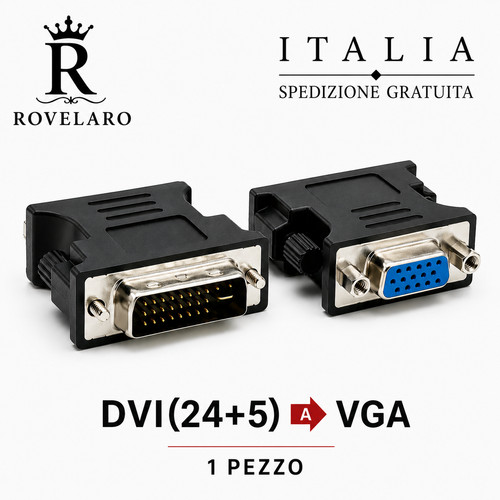 Adattatore convertitore vga - da,